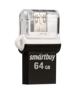Купить Флешка SmartBuy POKO 64ГБ Black (SB64GBPO-K) в E-mobi