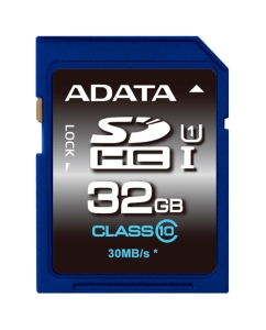 Купить Карта памяти ADATA SDHC Premier ASDH32GUICL10-R 32GB в E-mobi