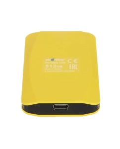 Купить Внешний диск SSD Smartbuy Aqous A1 512GB Yellow (SB512GB-A1Y-U31C)  в E-mobi
