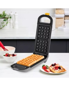 Купить Электровафельница Kitfort КТ-1691 серый  в E-mobi