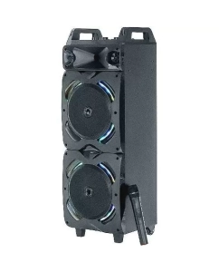 Купить Колонка портативная Dialog Oscar AO-220 100 Вт, Bluetooth, FM, USB, SD, LED + микрофон в E-mobi