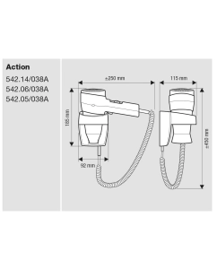 Купить Фен Valera Action Super Plus 1800 1800 Вт белый, серебристый  в E-mobi