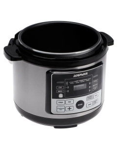 Купить Мультиварка-скороварка Добрыня DO-1022 серебристый; черный  в E-mobi