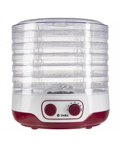 Купить Сушилка для овощей и фруктов Delta DL-6890 белый, красный в E-mobi