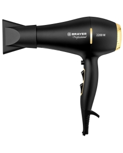 Купить Фен Brayer BR3010 2200 Вт золотистый; черный в E-mobi