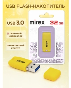Купить Флешка Mirex Softa 32Gb Yellow 13600-FM3SYE32 в E-mobi
