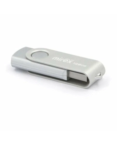 Купить Флешка Mirex SWIVEL SILVER 128 ГБ (SWIVEL SILVER 128GB 13600-FM3SS128)  в E-mobi