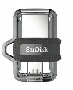 Купить Флешка SanDisk Ultra Dual Drive 128 ГБ черный (SDDD3-128G-G46)  в E-mobi