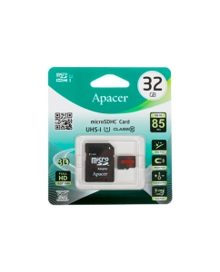 Купить Карта памяти Apacer Micro SDHC 32Гб (AP32GMCSH10U5-R) в E-mobi
