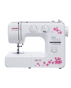 Купить Швейная машина Janome MX 55 белый, розовый в E-mobi