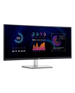 Купить 34" Монитор Dell UltraWide P3424WE серебристый, черный 60Hz 3440x1440 IPS  в E-mobi