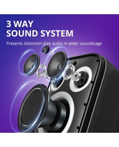 Купить Портативная колонка Tronsmart Halo 200 Dual Mic Black  в E-mobi