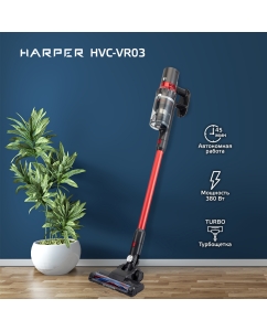Купить Пылесос Harper HVC-VR03 красный, черный в E-mobi