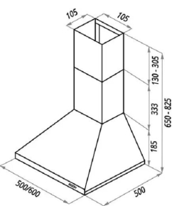 Купить MAUNFELD Вытяжка MAUNFELD AIRE 50 WHITE  в E-mobi