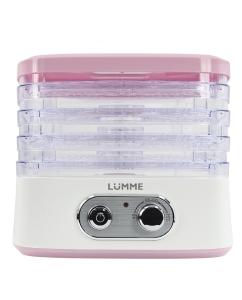 Купить Сушилка для овощей и фруктов LUMME LU-FD1854A белый; розовый  в E-mobi