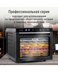 Купить Сушилка для овощей и фруктов StingRay ST-FD710A черный  в E-mobi
