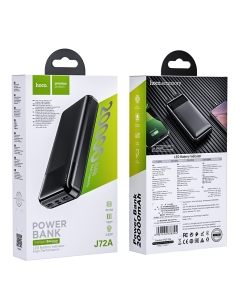 Купить Внешний АКБ HOCO J72A Easy Travel 20000mAh, 2хUSB, 2A, Li-Pol (черный)  в E-mobi