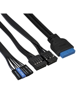 Купить Корпус компьютерный ExeGate XP-402U2 Black (EX287142RUS) черный  в E-mobi