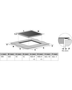 Купить Встраиваемая варочная панель электрическая Gorenje ECT63ASC черный  в E-mobi