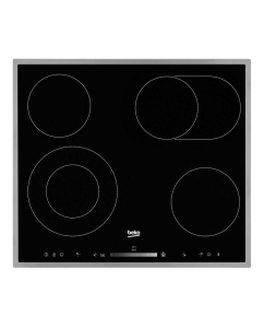 Купить Встраиваемая варочная панель электрическая Beko HIC 64503 TX черный в E-mobi