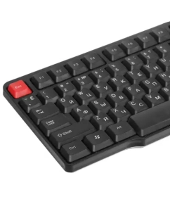 Купить Проводная клавиатура Aceline K-504BU черный (K-504BU)  в E-mobi