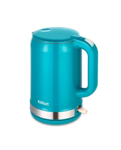 Купить Чайник электрический Kitfort КТ-6649 1.5 л голубой в E-mobi