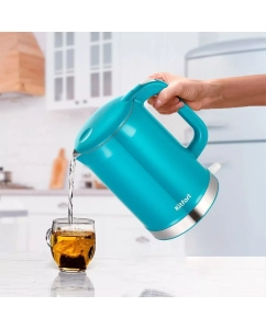 Купить Чайник электрический Kitfort КТ-6649 1.5 л голубой  в E-mobi