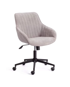 Купить Кресло компьютерное офисное на колесиках Tetchair DUBLIN св. серый в E-mobi