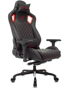 Купить Кресло игровое Knight Titan черный/красный в E-mobi