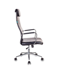 Купить Компьютерное кресло Бюрократ 1140275 KB-9N/ECO/BLACK 70х71х132,5 см, черный/серебристый  в E-mobi