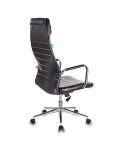 Купить Компьютерное кресло Бюрократ 1140275 KB-9N/ECO/BLACK 70х71х132,5 см, черный/серебристый  в E-mobi