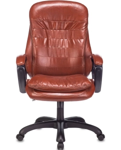 Купить Кресло руководителя Бюрократ T-9950LT Boroko-37 коричневый  в E-mobi