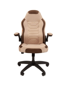 Купить Игровое кресло Chairman game 50 бежевый, коричневый  в E-mobi