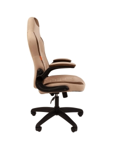 Купить Игровое кресло Chairman game 50 бежевый, коричневый  в E-mobi