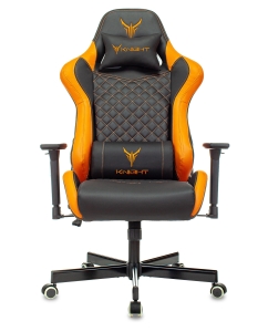 Купить Кресло игровое Knight ARMOR черный/оранжевый  в E-mobi
