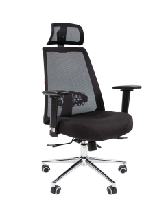 Купить Кресло для руководителя Chairman 535 LUX, ткань Black в E-mobi