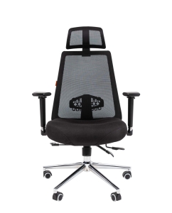 Купить Кресло для руководителя Chairman 535 LUX, ткань Black  в E-mobi