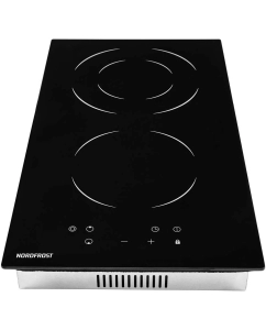 Купить Встраиваемая варочная панель электрическая NordFrost EM 3029 B черный  в E-mobi