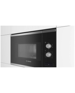 Купить Встраиваемая микроволновая печь Bosch BFL520MS0 черный/серебристый  в E-mobi