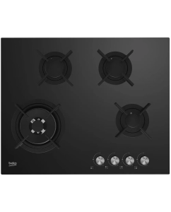 Купить Встраиваемая варочная панель газовая Beko HINW 64229 S черный в E-mobi