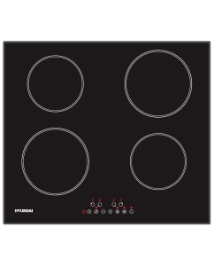 Купить Встраиваемая варочная панель индукционная HYUNDAI HHI 6745 BG черный в E-mobi