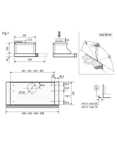 Купить Вытяжка встраиваемая Zigmund &amp; Shtain K 002.61 серебристый  в E-mobi