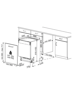 Купить Встраиваемая посудомоечная машина Indesit DI 5C59  в E-mobi