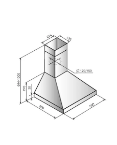 Купить Вытяжка настенная ELIKOR Вента 60П-430-П3Л белый  в E-mobi