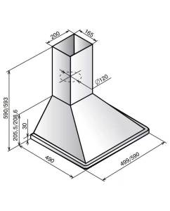 Купить Вытяжка настенная ELIKOR Оптима 50П-400-К3Л коричневый  в E-mobi
