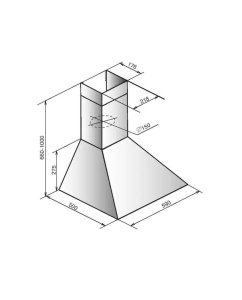 Купить Вытяжка настенная ELIKOR White Storm 60Н-650-П3Л серебристый  в E-mobi