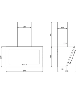 Купить Вытяжка настенная ELIKOR 50P-430-K3D белый  в E-mobi