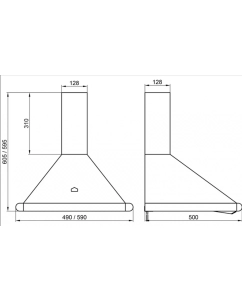 Купить Вытяжка настенная ELIKOR Сатурн 60П 180 В1Л белый  в E-mobi