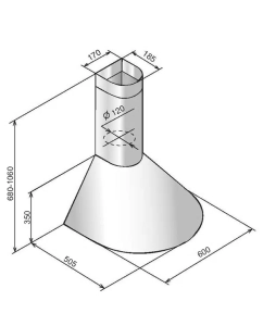 Купить Вытяжка настенная ELIKOR Эпсилон 60П-430-П3Л черный  в E-mobi