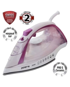 Купить Утюг Polaris PIR 2668AK 3m розовый в E-mobi